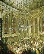 antonin dvorak a concert given by the young mozart in the redoutensaal of the schonbrunn palace in vienna oil painting reproduction
